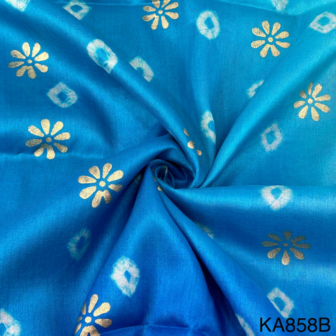 Shaded Pure Silk Fabric-KA858
